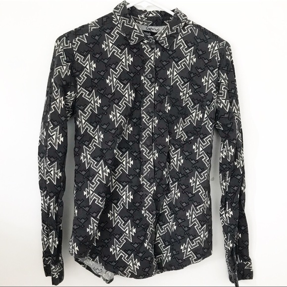 UO tribal button up flannel - Picture 2 of 4